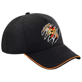 baseball čiapka porsche s čierno oranžovožltou brimou