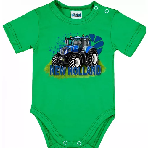 new holland body pre bábätká zelené krátky rukáv
