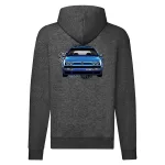 vw golf mk3 sivá mikina na zips