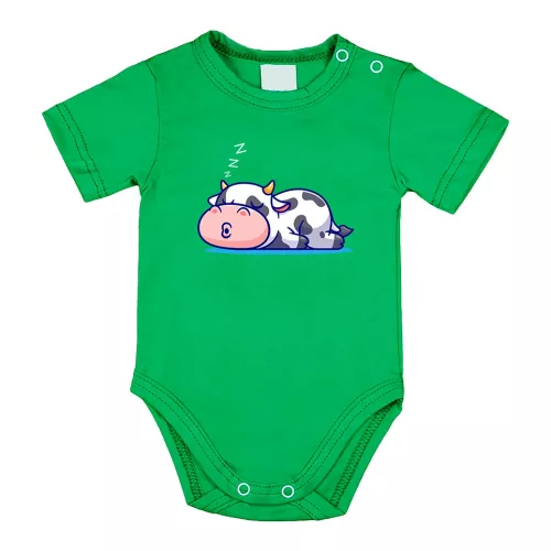 spacie kravičkas bojčanské telo s krátkym rukávom zelené