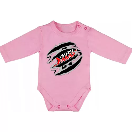 isuzu d-max ružové dojenské telo s dlhým rukávom