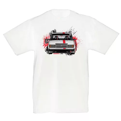 lada 2107 biele detské tričko