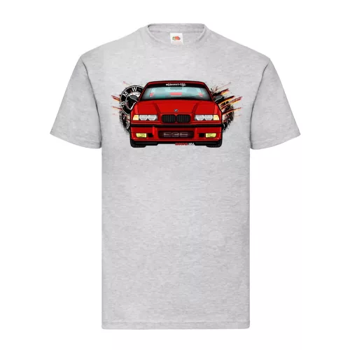 bmw e36 sivé tričko