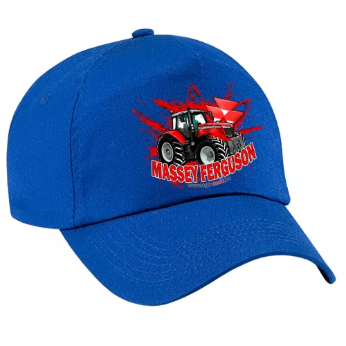 modrá látka massey ferguson detská baseball čiapka
