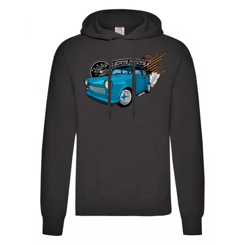 trabant 601 mikina čierna