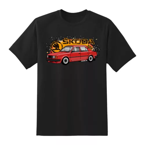 skoda 120 čierne tričko