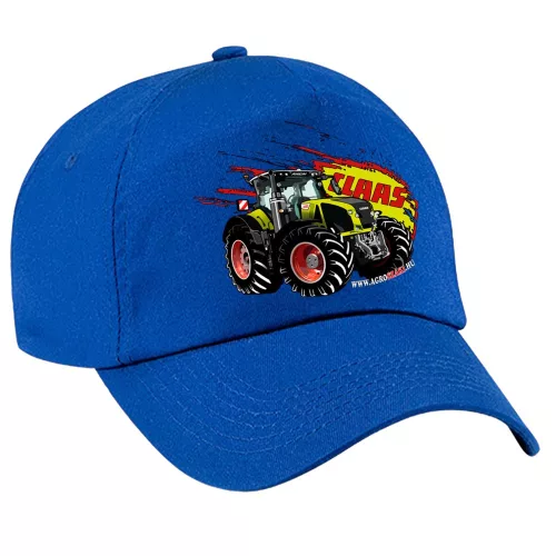 modrá látka baseball čiapka claas traktor