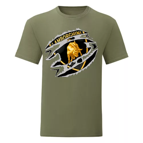 zelené tričko lamborghini