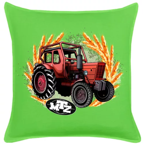 mtz 50 zelený vankúš z bavlny