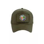 vymeniteľná šiltovka alfa romeo army zelená
