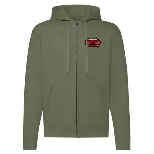 bmw e36 zips zelená mikina