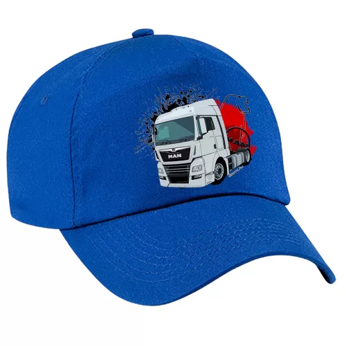 modrá latric man baseball čiapka