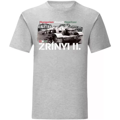 tričko zrínyi ii tank (sivá)