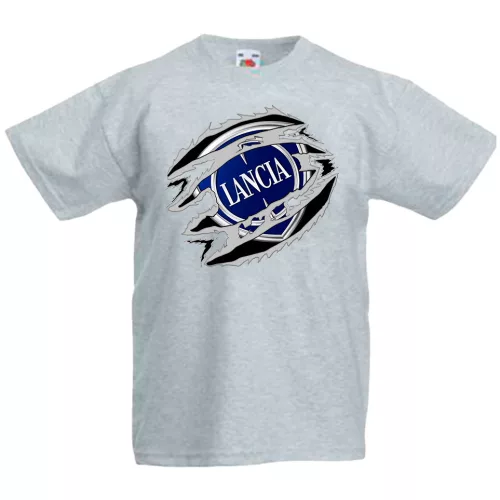 detské tričko lancia sivá