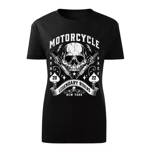 motorcycle legendary dámske tričko čierne