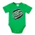 land rover zelené dojčenské telo s krátkym rukávom