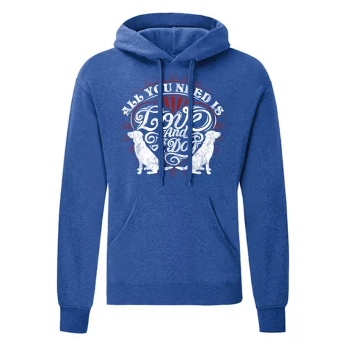 all you need is…modrá sveter s klokaním vreckom