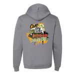 claas dominator zips svetlo sivá mikina