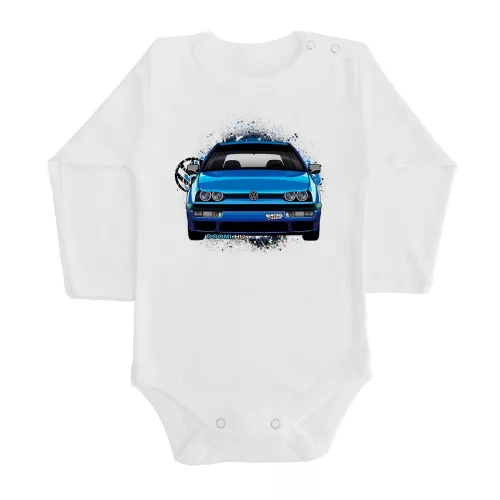 vw golf mk3 biely dlhý rukáv dojčenské body
