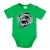 mini zelené dojčenské telo s krátkym rukávom