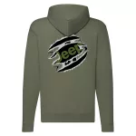 jeep zips zelená mikina