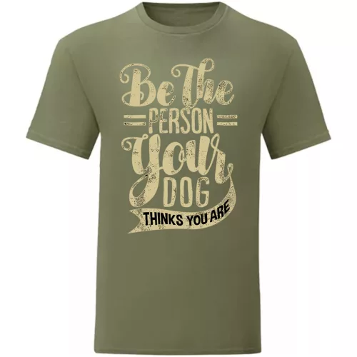 be the person…zelená tričko