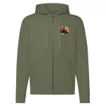 mtz 50 zips zelená mikina