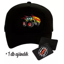 claas axion čierna vymeniteľná baseballová čiapka