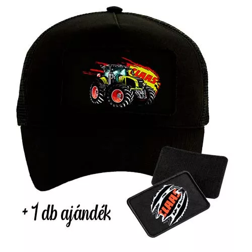 claas axion čierna vymeniteľná baseballová čiapka
