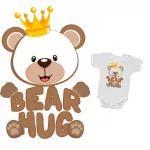 medveď king body pre bábätká chlapec