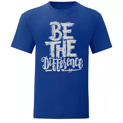 be the difference modrý tričko