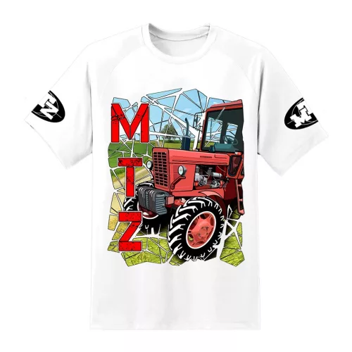 biele tričko s mtz