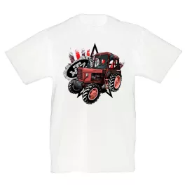 detské tričko mtz 82 tractor biele