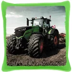 fendt zelený vankúš z bavlny