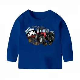 mtz 892.2 modré detské tričko s dlhým rukávom