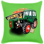 malý dutra zelený vankúš z bavlny