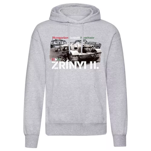 svetre s klokaními vreckami v zrínyi ii. (svetlo šedá)