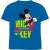 detské krátke tričko disney mickey modré