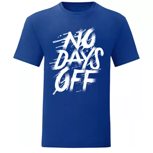 no days off modrý tričko