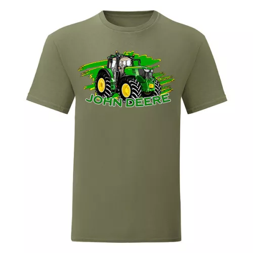 zelené tričko traktor 6195 zelené