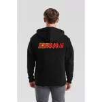 čierna mikina so zipsom claas style