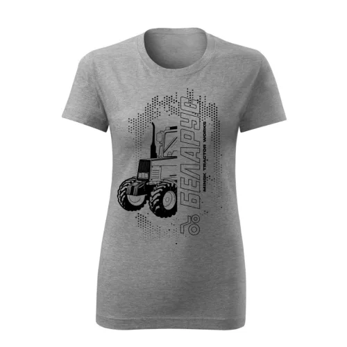 belarus obrysový dizajn šedé tričko čierny vzor