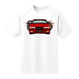 bmw e36 biele tričko