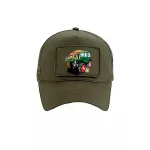 malý dutra army zelená vymeniteľná baseball čiapka s nášivkami