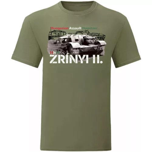 tričko zrínyi ii tank (zelená)