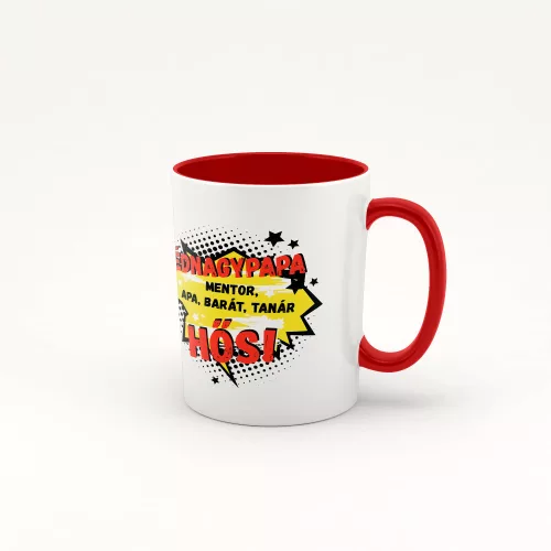 pradedovia je hrdina - červený hrnček