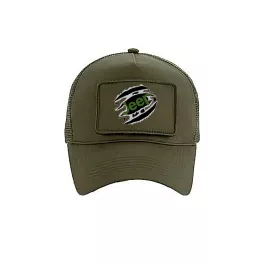 jeep military zelená vymeniteľná baseballová čiapka