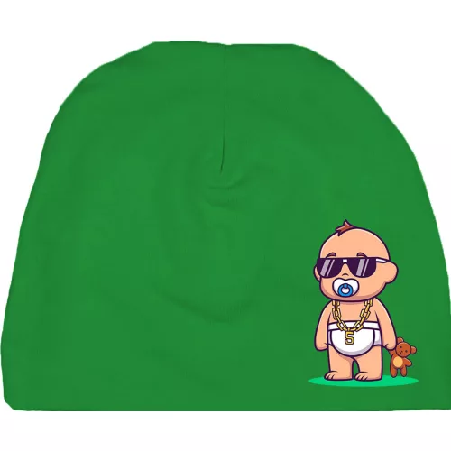 cool bábätká detská čiapka zelená