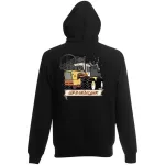 detský sveter rába na zips - čierny