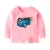 trabant 601 detské tričko s dlhým rukávom ružové
